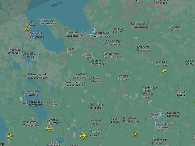 Аэропорт «Архангельск» приостановил прием и отправку рейсов
