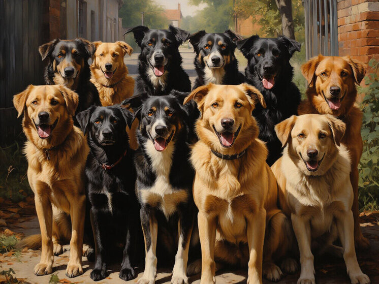 В Иркутске зоозащитники спрятали бродячих собак в подъезде от службы отлова