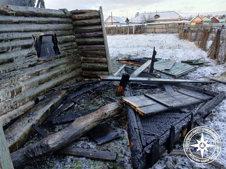 Пожарные Башкирии потушили сарай