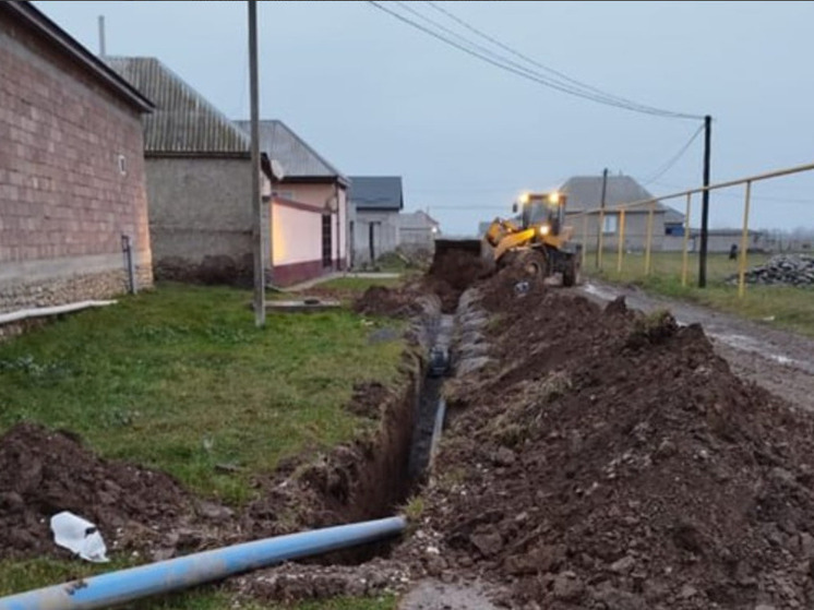 В дагестанском селе Сулевкент проложили более 1 км труб нового водопровода