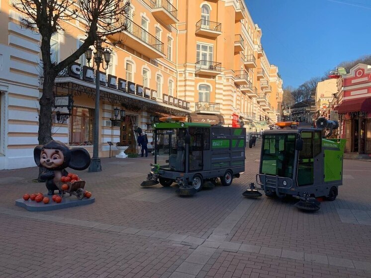 Кисловодск стал площадкой для испытаний современной коммунальной техники на электротяге