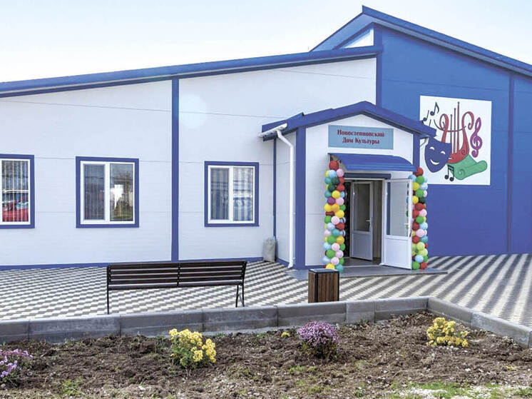 В Джанкойском районе открылись два современных модульных дома культуры