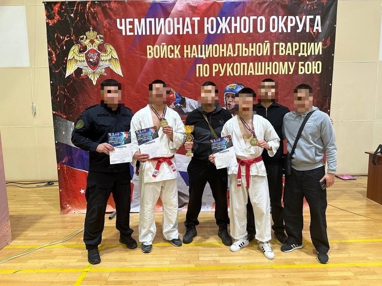 Калмыцкие росгвардейцы – серебряные призеры чемпионата Южного округа по рукопашному бою