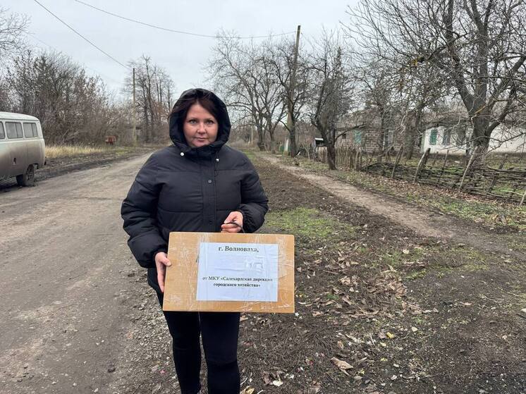 Машина с гумпомощью из Салехарда прибыла в Волноваху