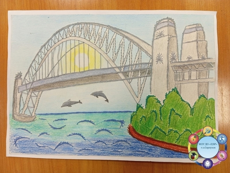 Серпуховичка необычно представила Крымский мост