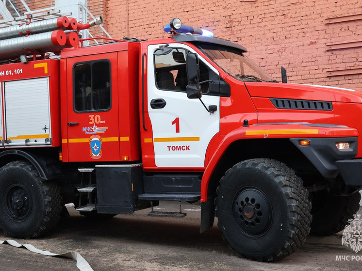 Пожар в Молчановском районе уничтожил сено и сараи