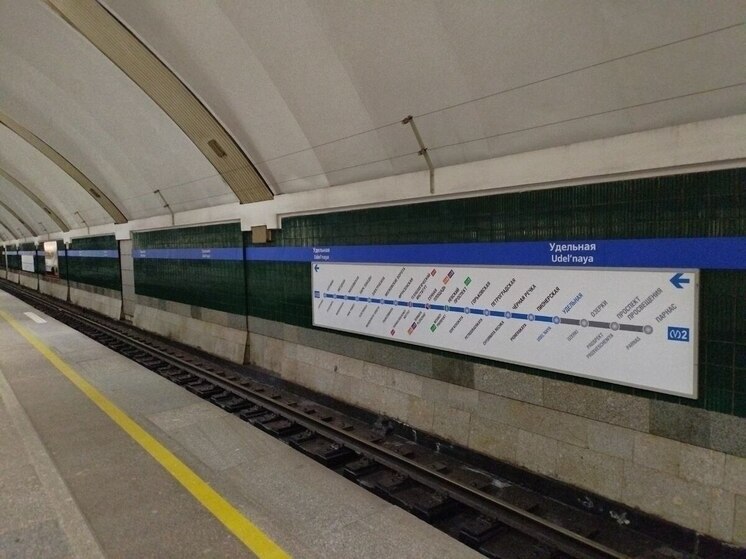 В утренний час-пик петербуржцам пришлось дольше ждать поезда на «синей» ветке