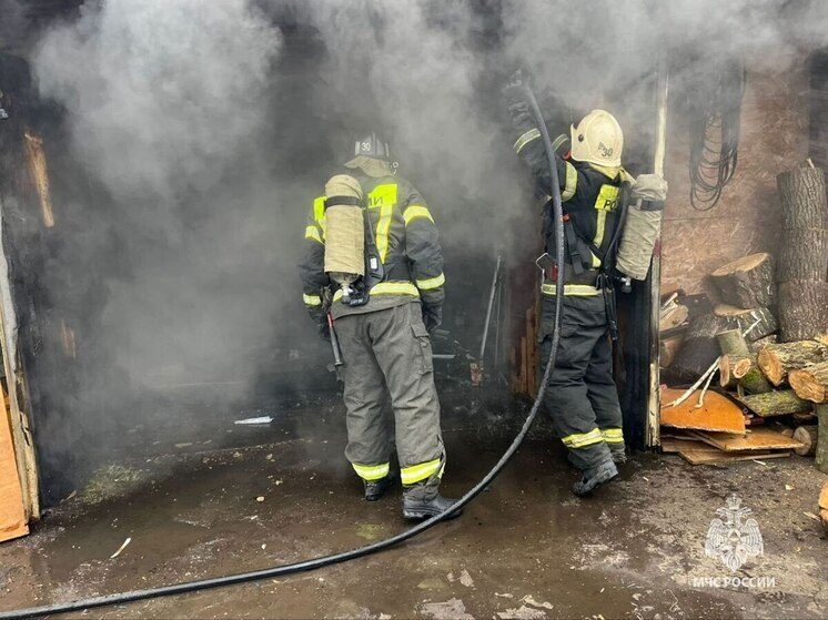 Пожар в бане потушен в Ясногорске без пострадавших