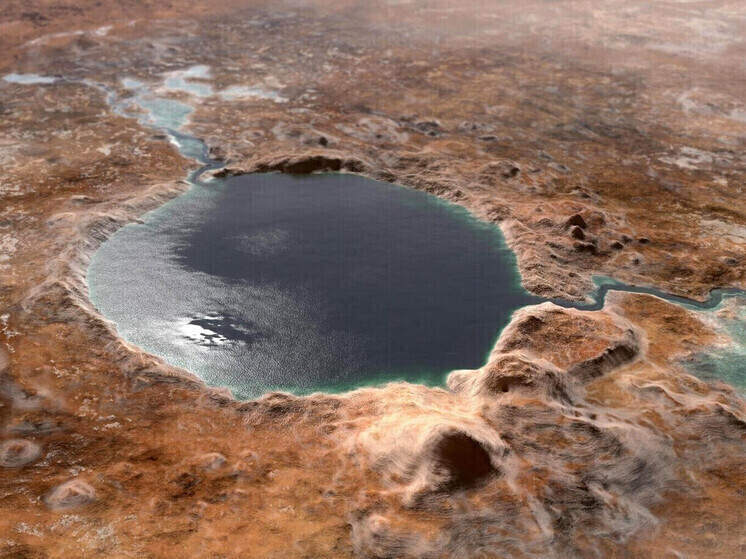 Nature: в кратере Езеро на Марсе нашли следы древних дождей