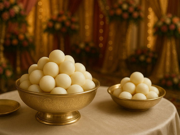 В Индии семьи жениха и невесты устроили драку из-за творожных шариков с сиропом