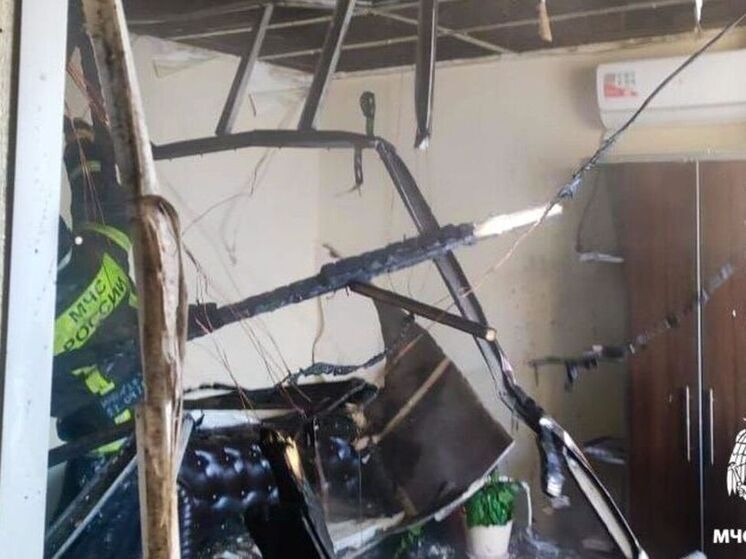 Пожар в медицинском учреждении Кемерова повредил перекрытия и потолок кабинета