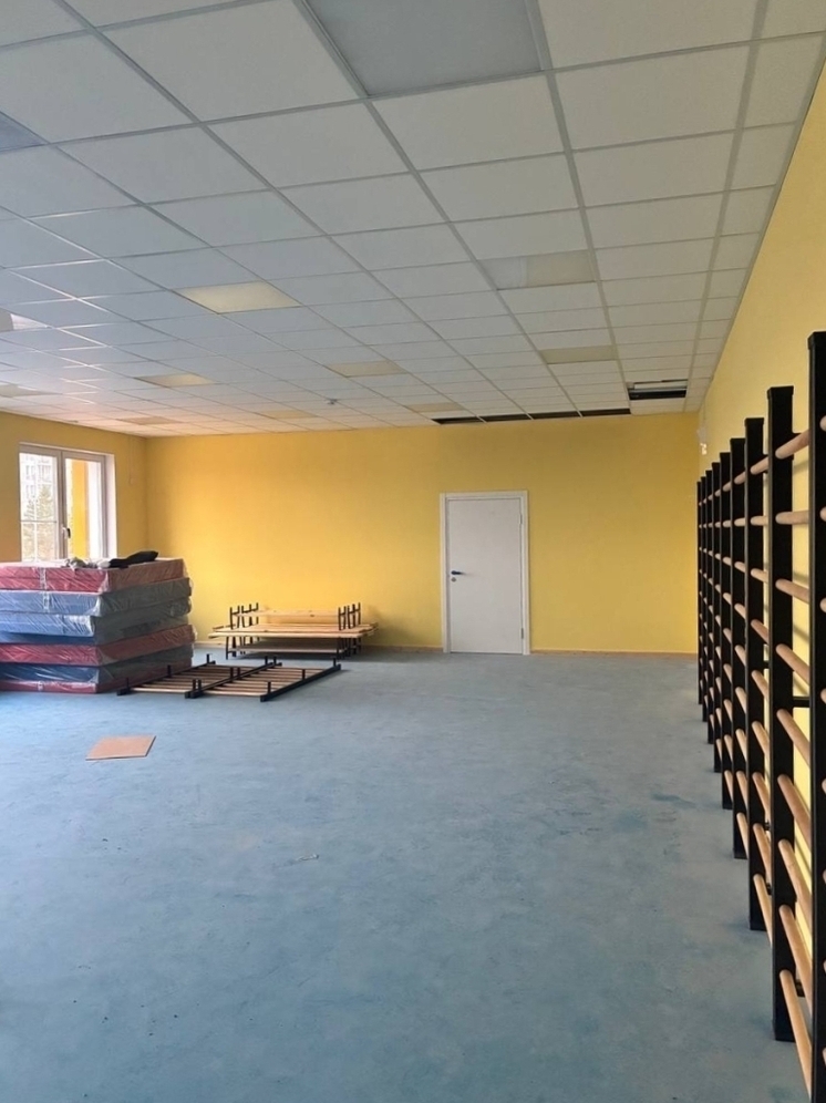 В новом детском саду Петрозаводска монтируют мебель и оборудование