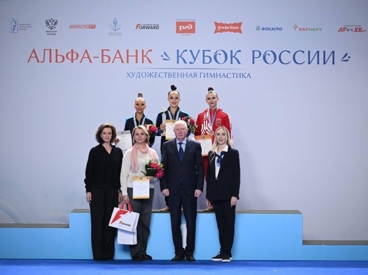Тюменская гимнастка Ева Кононова завоевала серебро на Кубке России в Казани