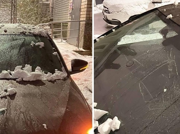 В Кондопожском районе суд определил, кто заплатит за машину, повреждённую падающим снегом