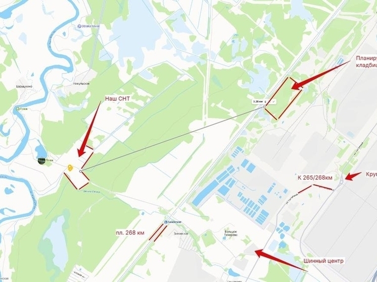 Ярославские дачники начали протест против будущего кладбища