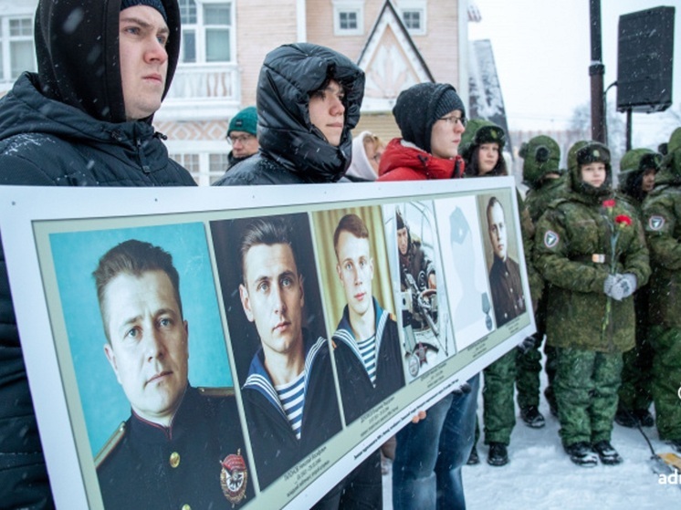 Останки погибших в 1944 году летчиков захоронили в Нарьян-Маре