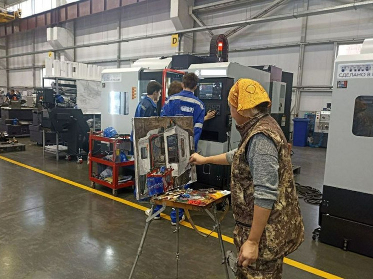 Сердобские художники возрождают индустриальный пейзаж, запечатлев пензенский станкостроительный завод