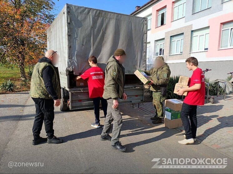 Волонтёры собрали и передали гуманитарную помощь военным на Запорожском направлении