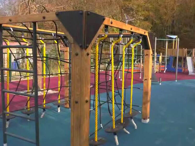 В Хостинском районе Сочи появилась новая детская игровая зона