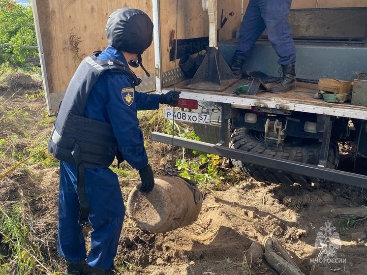 В Орловской области уничтожили 3 взрывоопасных предмета времён Великой Отечественной войны