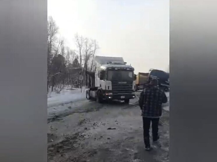 Введено реверсивное движение на трассе после массового ДТП под Танхоем в Бурятии