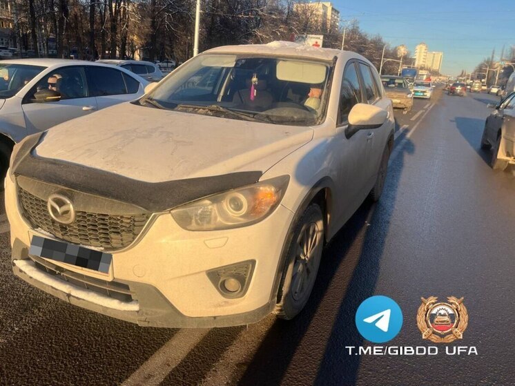 Две иномарки столкнулись в Уфе