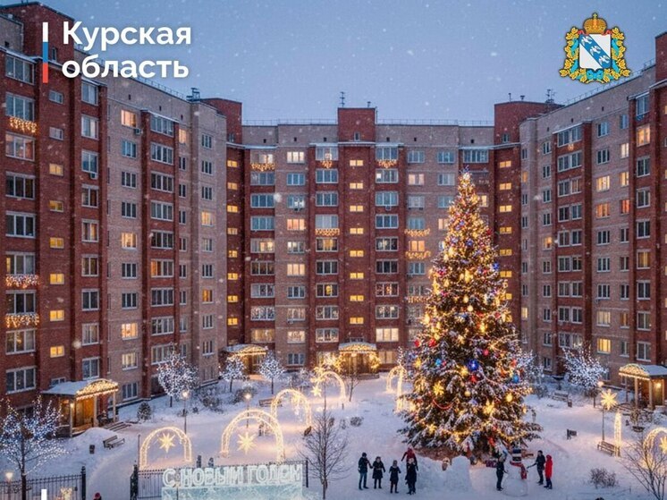 В Курской области начался конкурс на лучшее новогоднее украшение двора