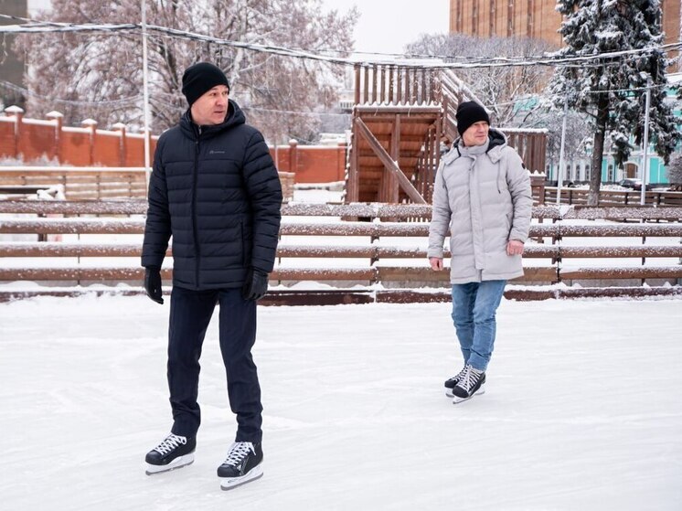 В Курске сегодня заработал «Губернский каток»