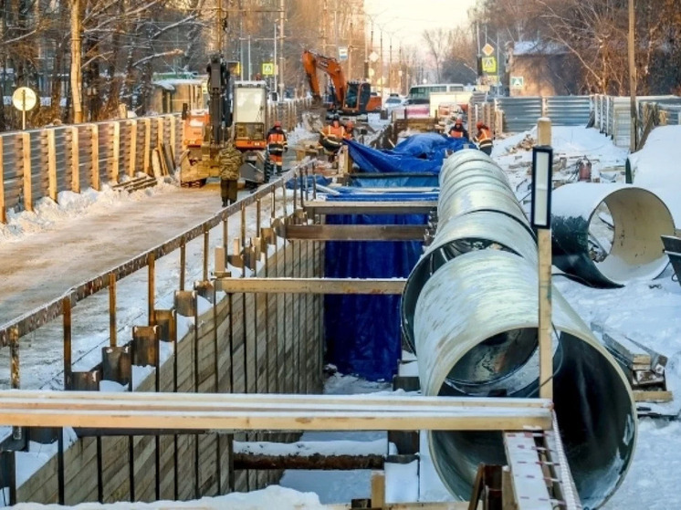 В Новосибирске завершается реконструкция 45-летнего коллекторного участка