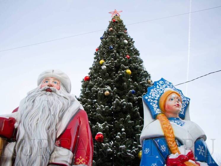 9 новогодних площадок появится в Кургане