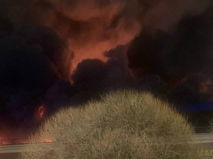 Прокуратура начала проверку после масштабного пожара Правобережного рынка