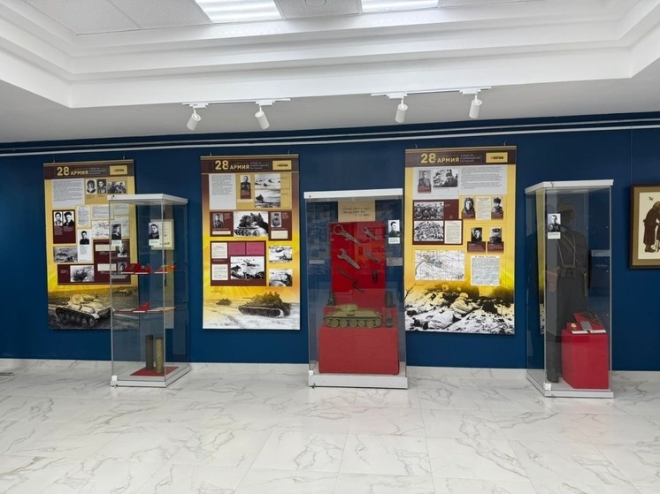 В Национальном музее Калмыкии им. Н.Н. Пальмова продолжается выставка «28-я армия в боях за освобождение Калмыкии» из фондов музея — панорамы «Сталинградская битва».