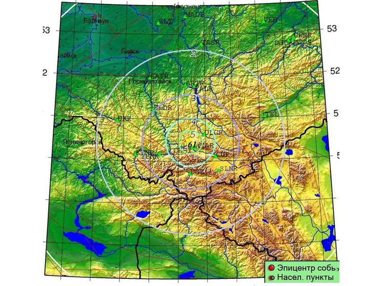 Очередное землетрясение произошло на Алтае неподалеку от села Чибит