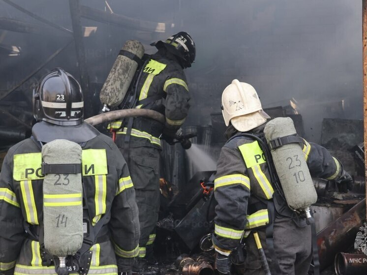 На промобъекте Воронежской области из-за БПЛА произошло возгорание