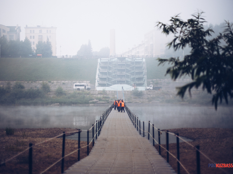 В Новокузнецке перенесли сроки ремонта понтонного моста