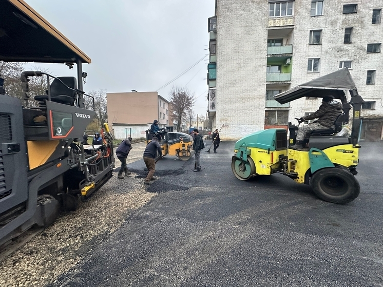 В Орле ремонт дворов по Московскому шоссе подходит к завершению