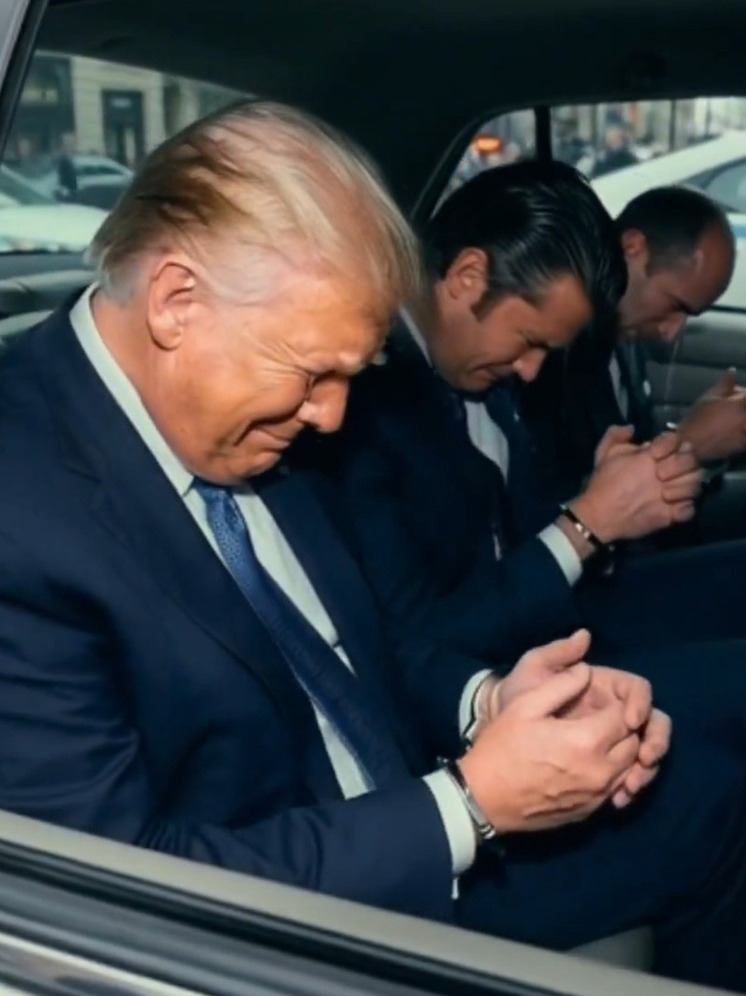 Губернатор Калифорнии Ньюсом опубликовал видео с Трампом и Хегсетом в наручниках