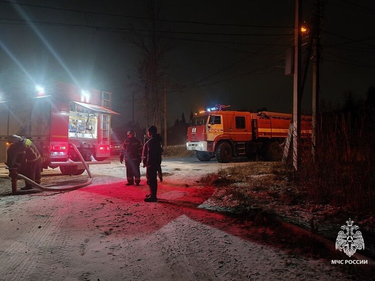 Огнеборцы ликвидировали возгорание заброшки на Маяковского в Туле