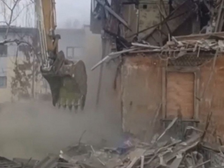 В Петрозаводске продолжается снос ветхих жилых домов