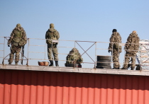 Поздно вечером 10 декабря в Сети появились первые фото с российским флагом в центре Северска