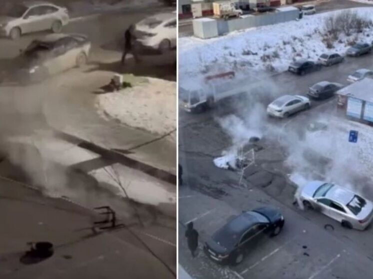 В Омске фиксируют просадки дорожного полотна на улице Мишина