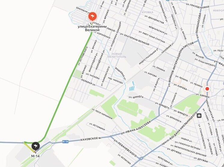 В Мелитополе завершён ремонт объездной дороги