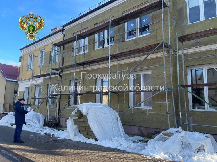 Прокуратура Багратионовска попросила поторопиться с ремонтом детского сада