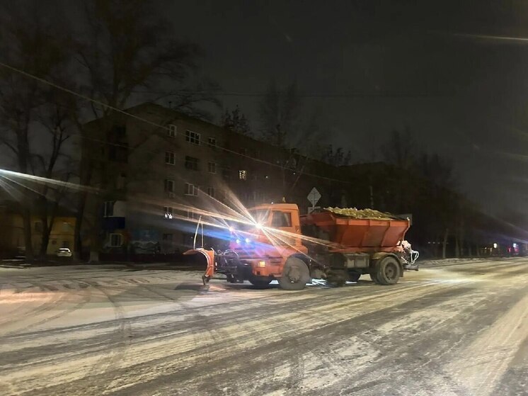 Первый снегопад в Ульяновске: дорожные службы работают в усиленном режиме