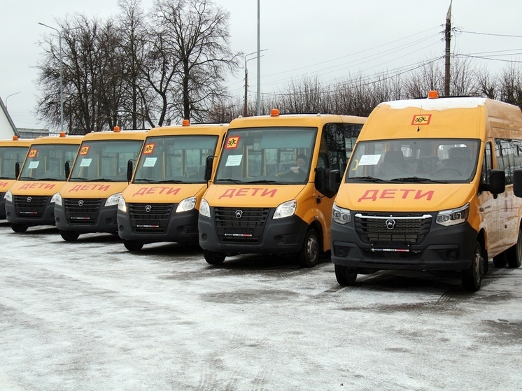 Во Владимирской области появились 22 новых школьных автобуса
