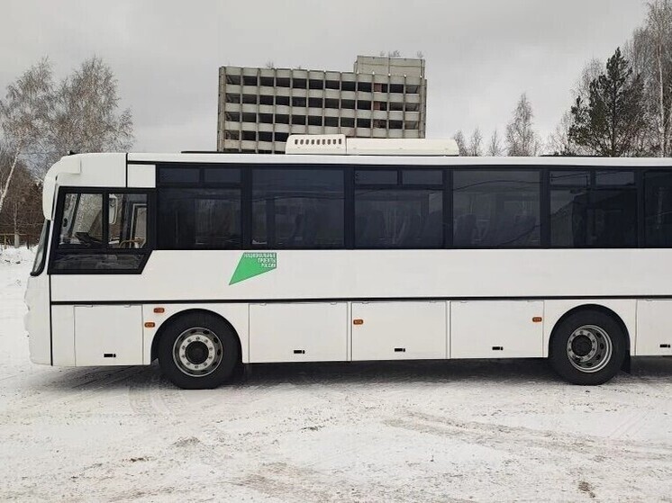 В Томскую область прибыл новый автобус для маршрута Томск — Молчаново