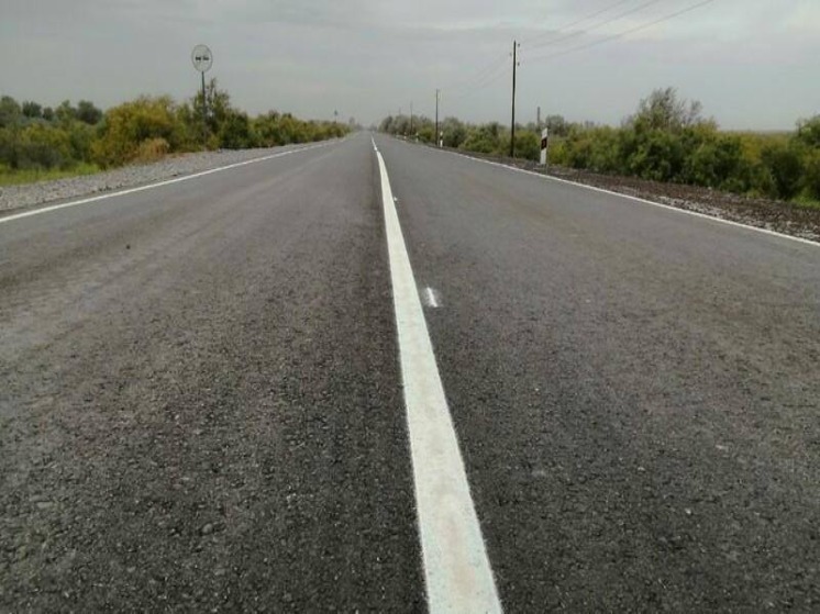 В Астраханской области после вмешательства прокуратуры завершили капремонт проблемной дороги