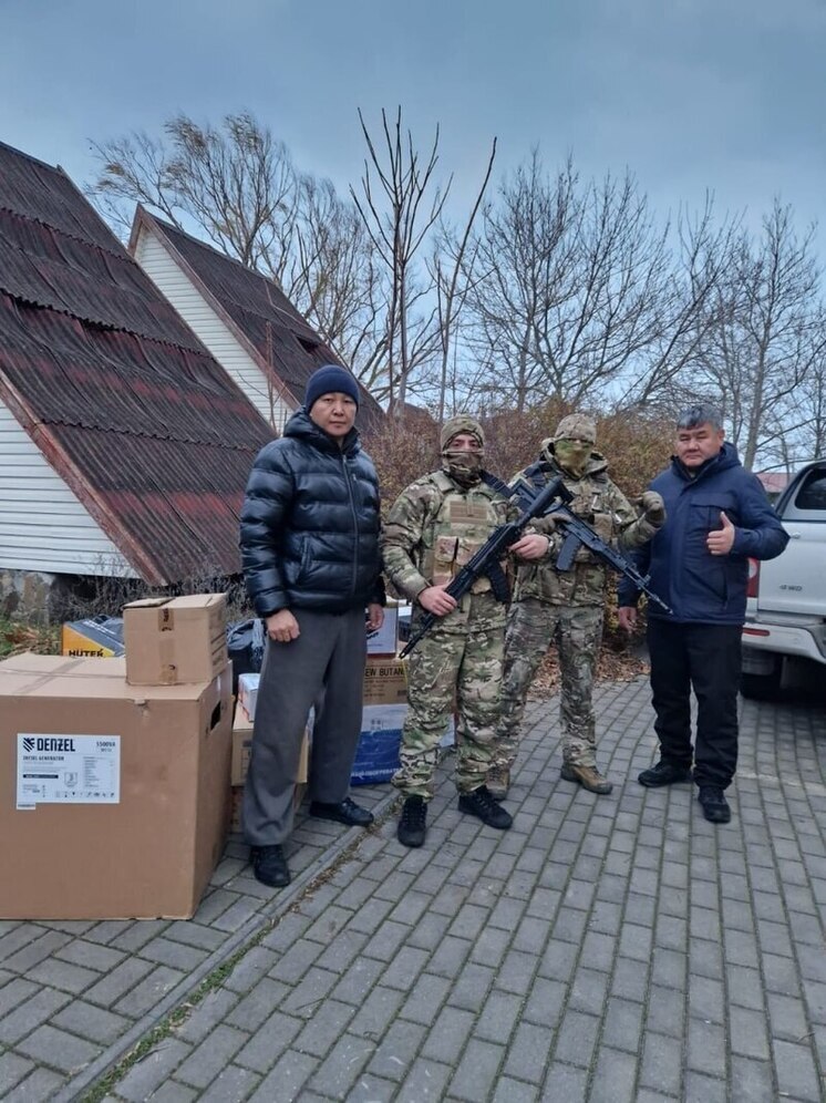 Из района Калмыкии доставили груз землякам на передовой