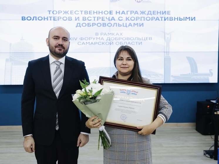 Губернатор Федорищев вручил награды отличившимся добровольцам Самарской области
