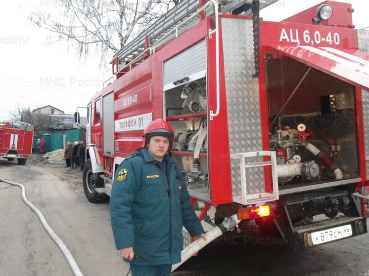 В Курчатовском районе на пожаре повреждён жилой дом